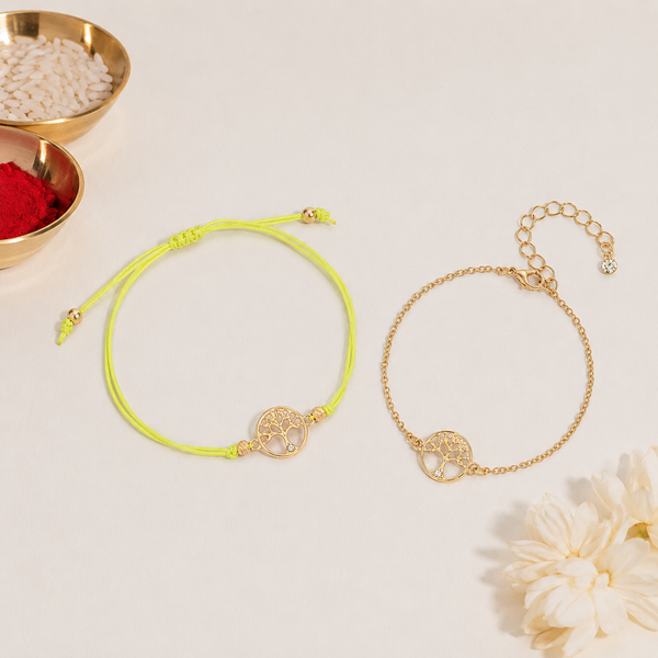 Tree of Life Rakhi Bandhan Lumba Rakhi For Bhaiya and Bhabhi