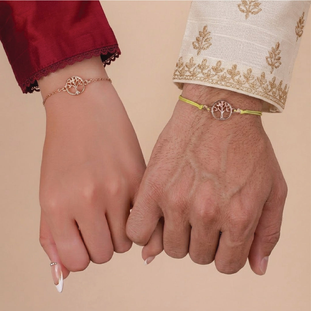 Tree of Life Rakhi Bandhan Lumba Rakhi For Bhaiya and Bhabhi
