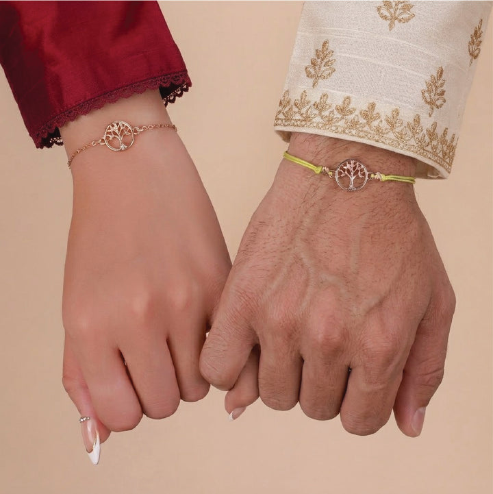 Tree of Life Rakhi Bandhan Lumba Rakhi For Bhaiya and Bhabhi
