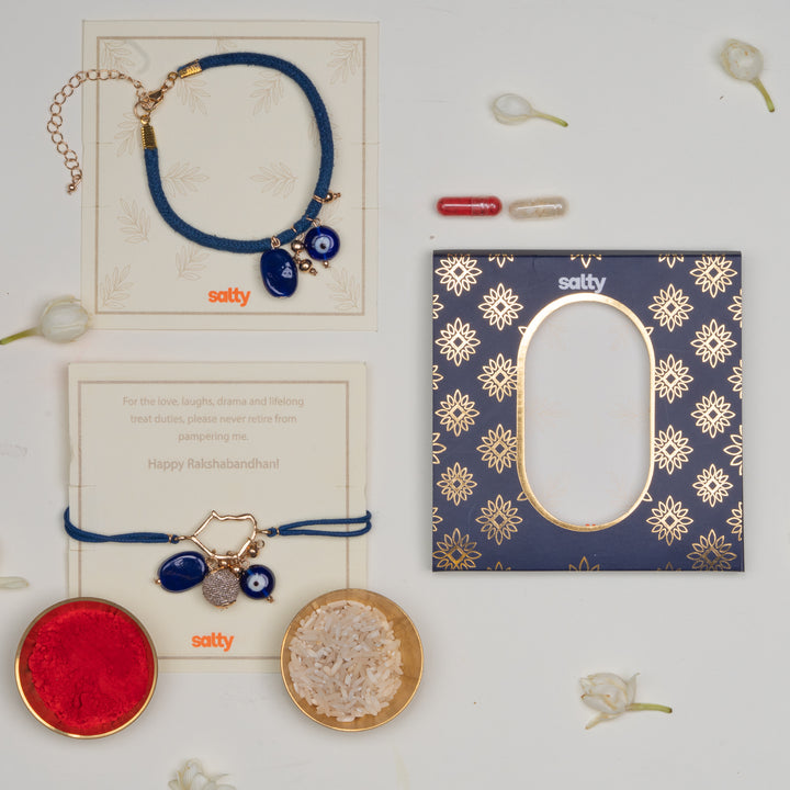 Evil Eye Rakhi Bandhan Lumba Rakhi For Bhaiya and Bhabhi