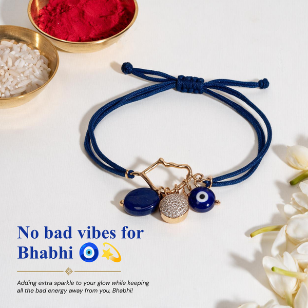 Evil Eye Raksha Lumba Bandhan Rakhi For Bhabhi