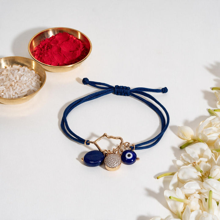 Evil Eye Raksha Lumba Bandhan Rakhi For Bhabhi