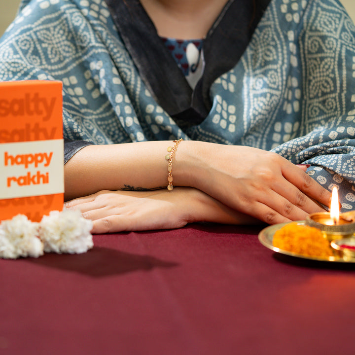 Coin Hanging Shagun Bandhan Rakhi