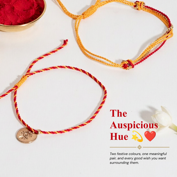 Multithread Rakhi Bandhan Lumba Rakhi For Bhaiya and Bhabhi