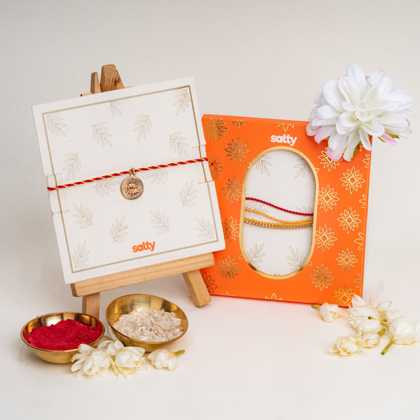 Multithread Rakhi Bandhan Lumba Rakhi For Bhaiya and Bhabhi