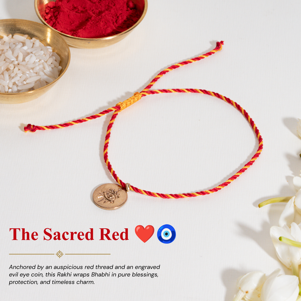 Evil Eye Protection Bandhan Rakhi For Bhabhi