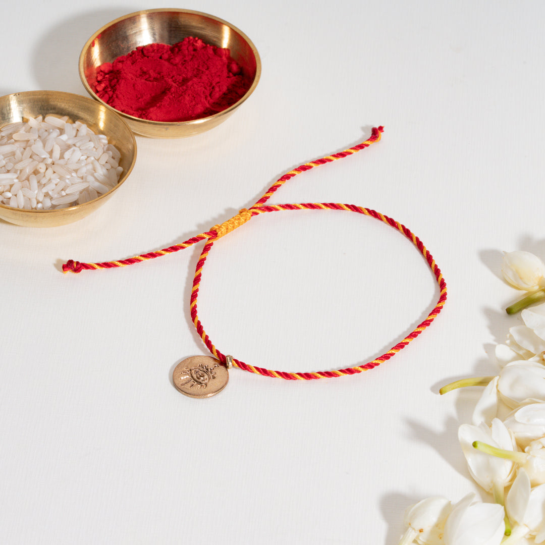 Evil Eye Protection Bandhan Rakhi For Bhabhi