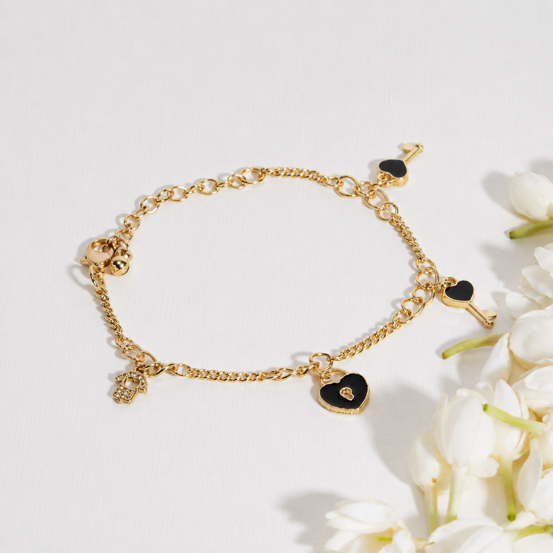 Midnight Charm Bracelet