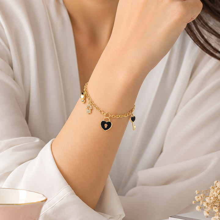 Midnight Charm Bracelet
