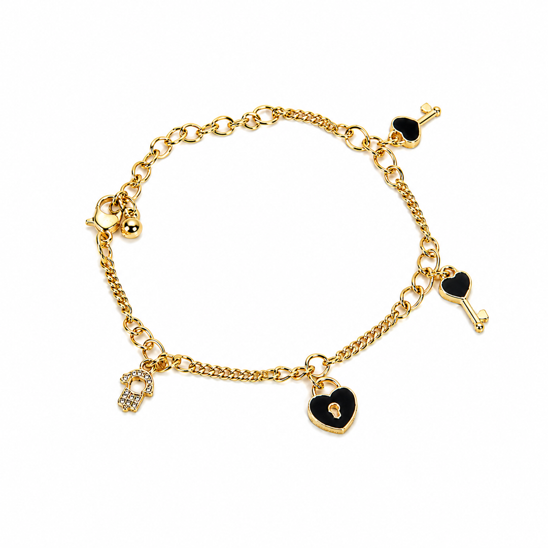 Midnight Charm Bracelet