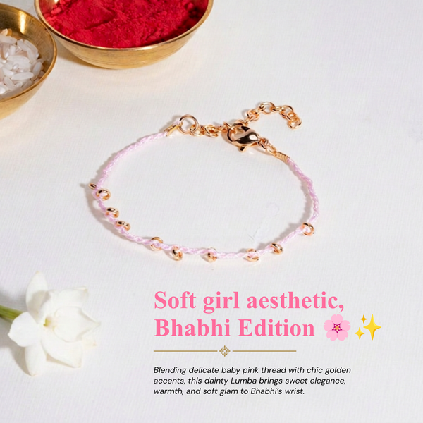 Ghungroo Minimal Bandhan Rakhi For Bhabhi
