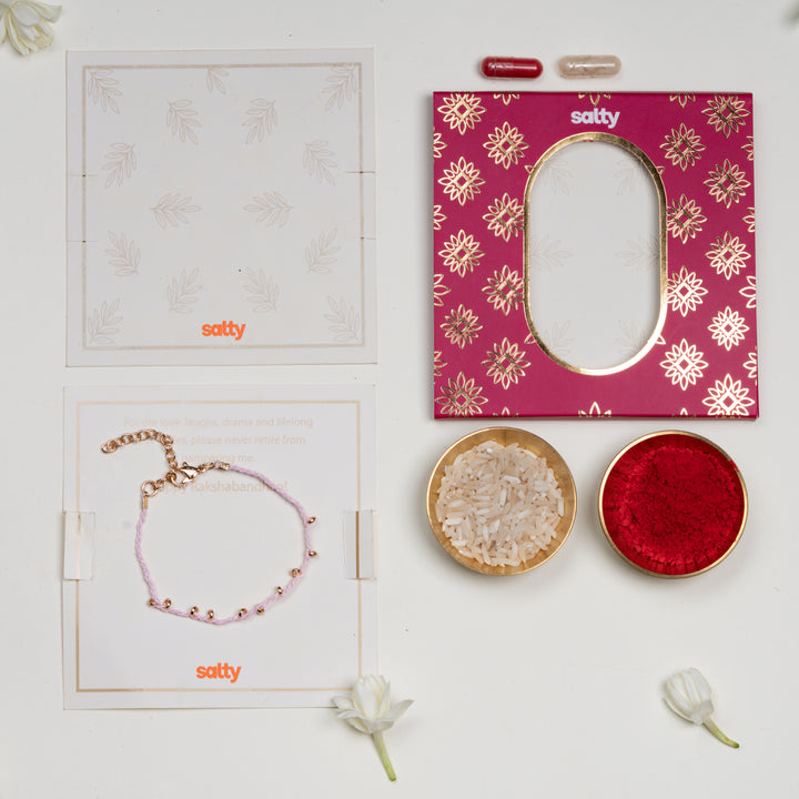 Ghungroo Minimal Bandhan Rakhi For Bhabhi