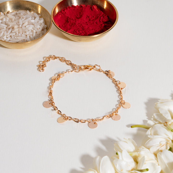 Minimal Coin Bandhan Rakhi