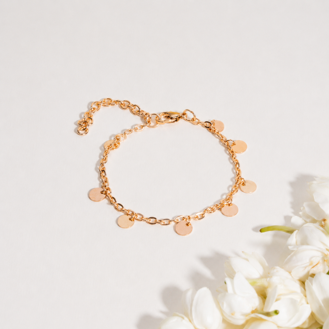 Golden Dusk Charm Bracelet