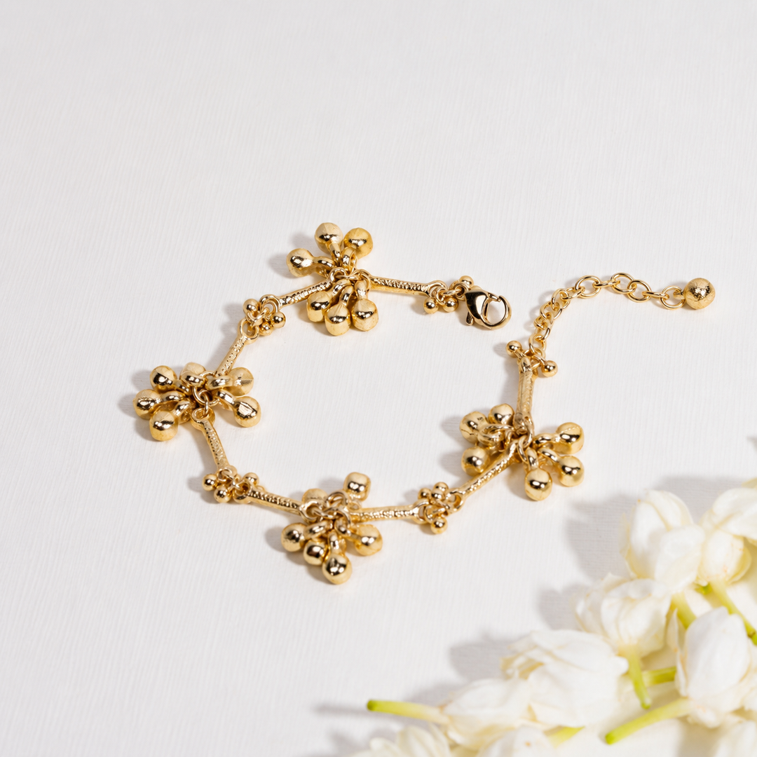 Blooming Bead Charm Bracelet