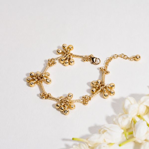 Blooming Bead Charm Bracelet