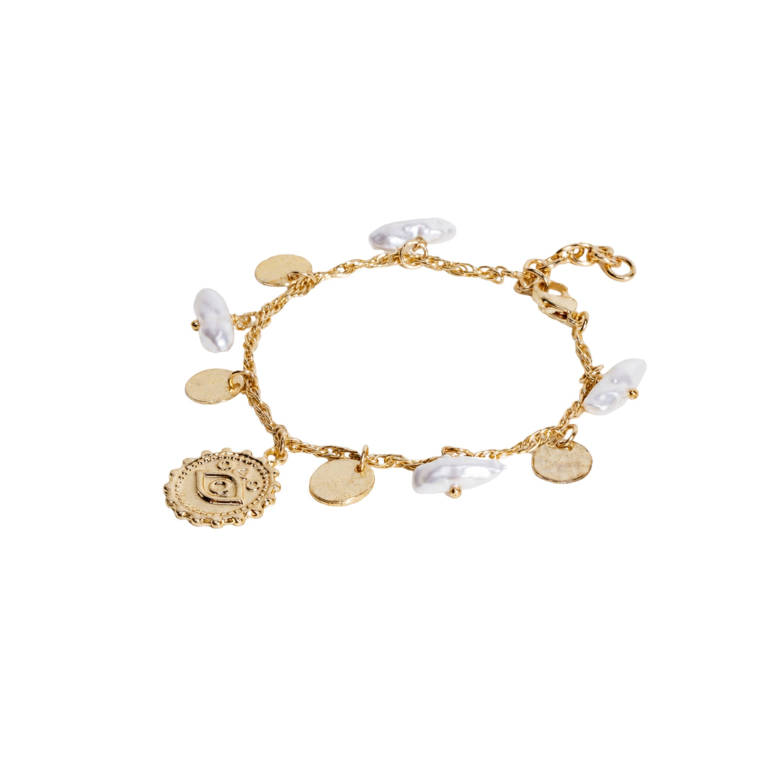 Pearl Aura Charm Bracelet