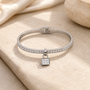 Luxe Lock Bracelet - Silver