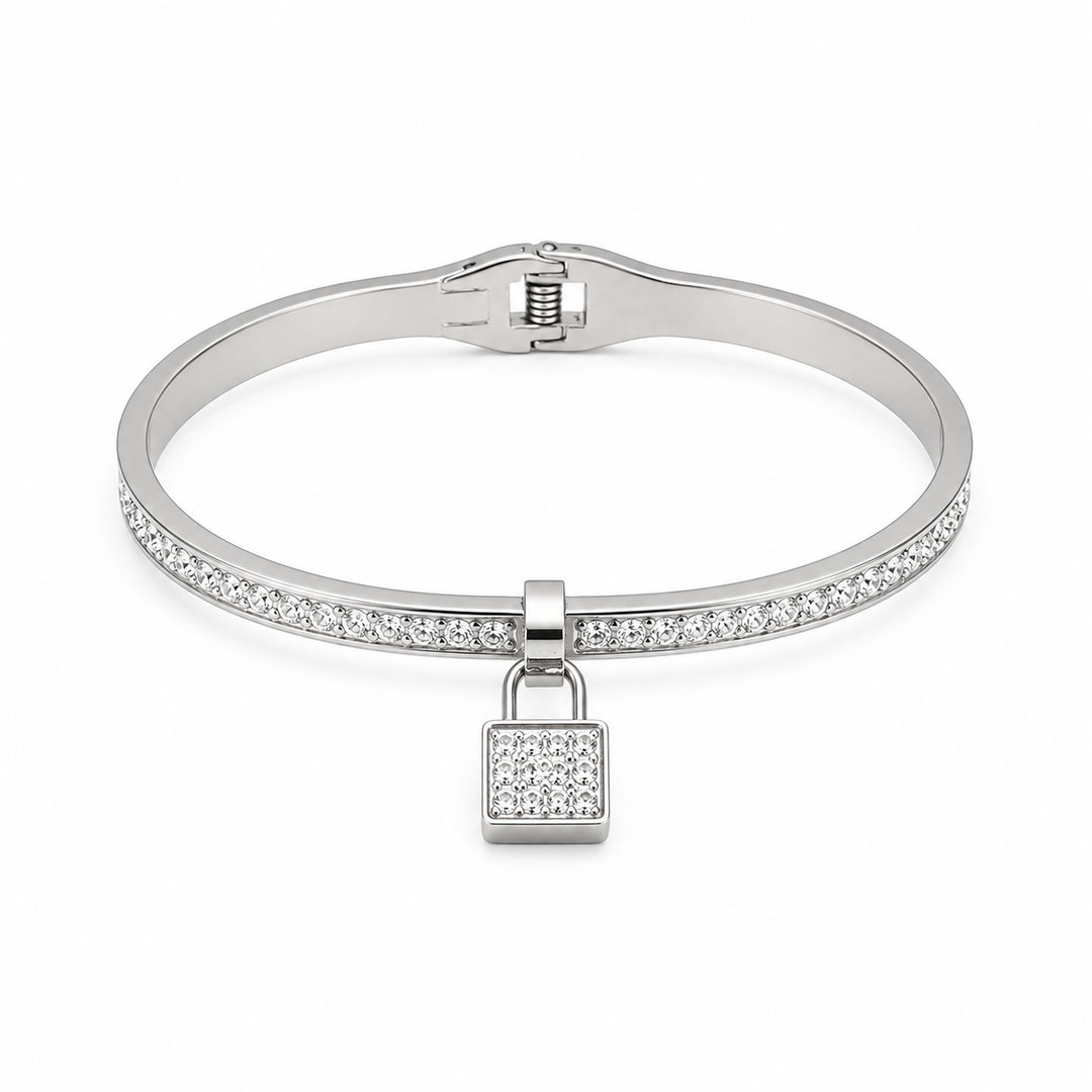 Luxe Lock Bracelet - Silver