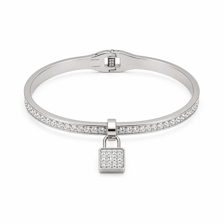 Luxe Lock Bracelet - Silver