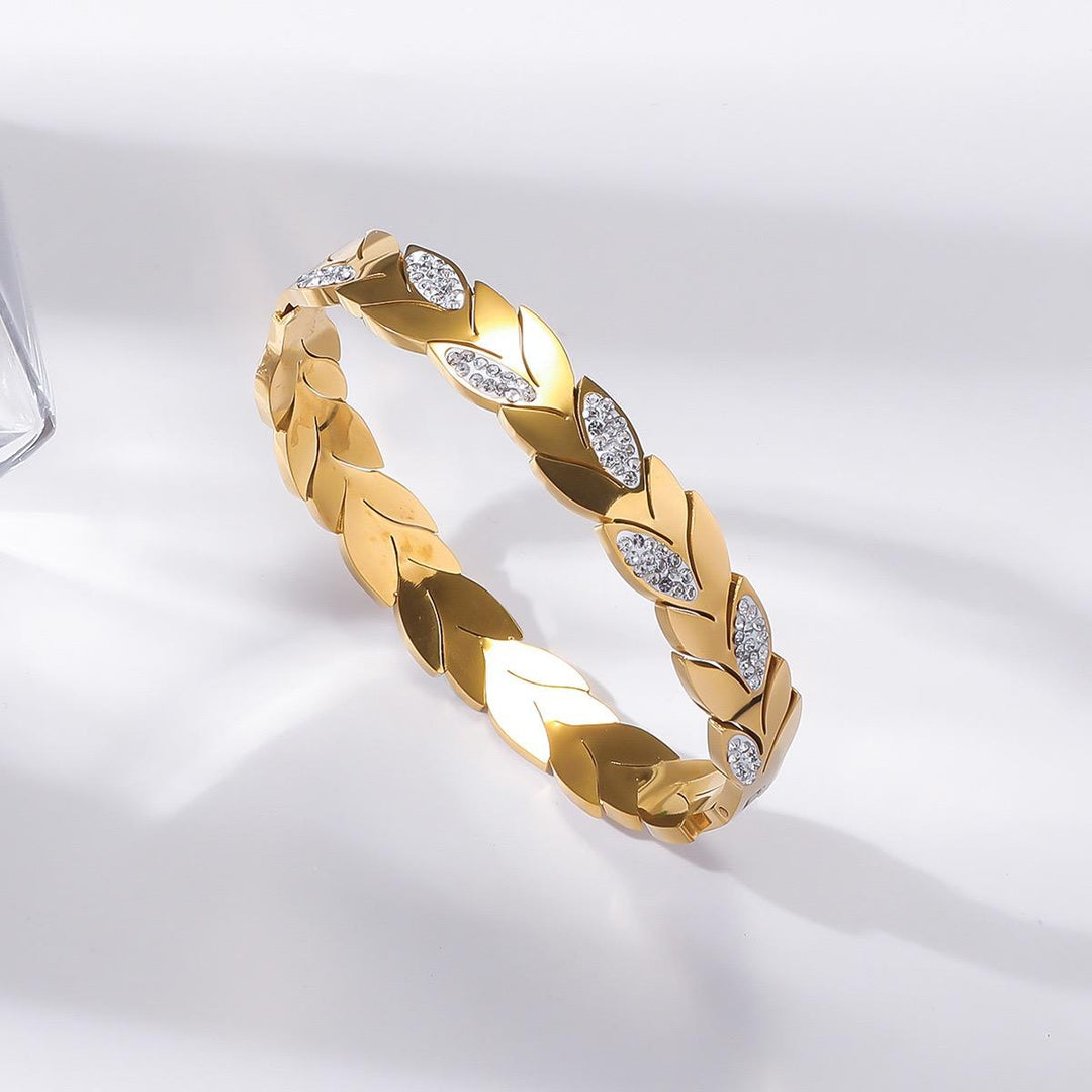 Gilded Laurel Bracelet