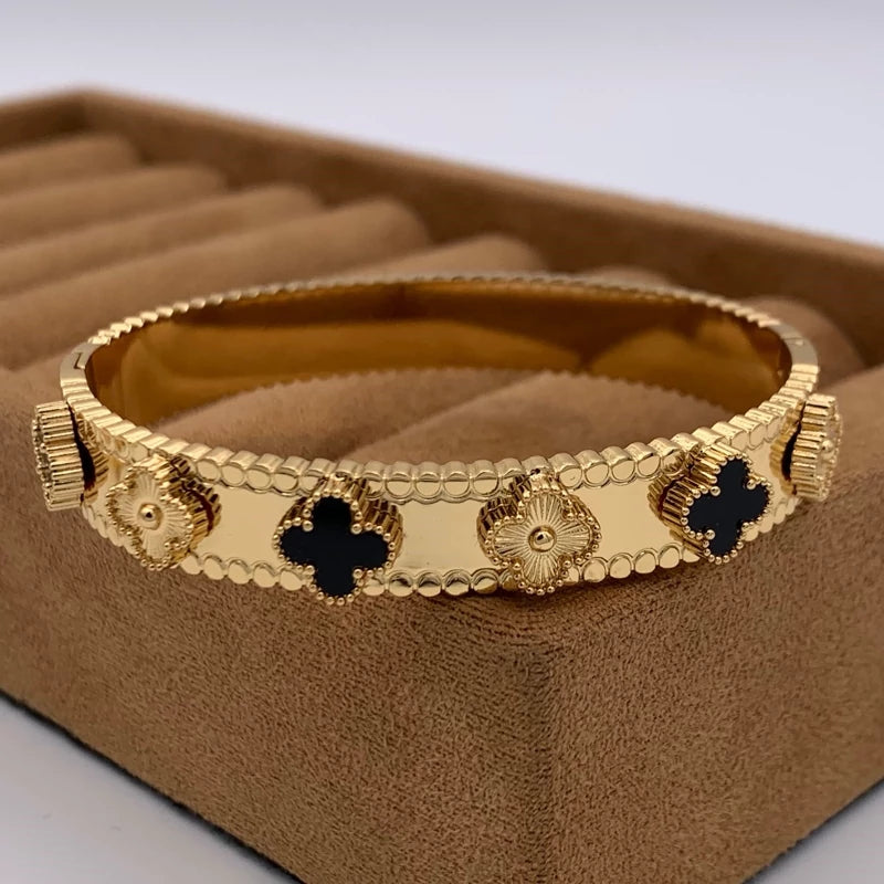 Clover Luxe Bracelet - Black