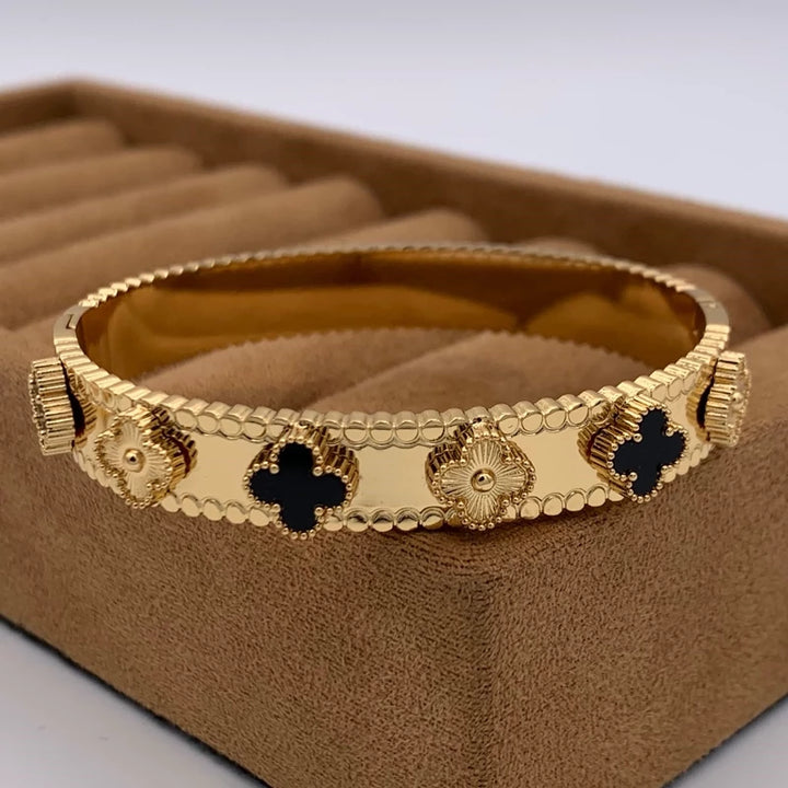 Clover Luxe Bracelet - Black