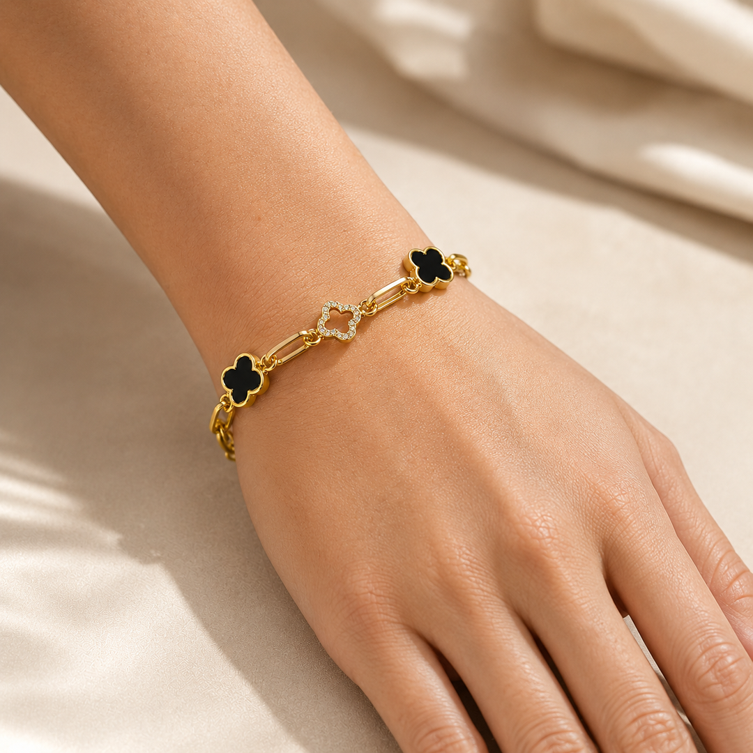 Raven Clover Luxe Bracelet