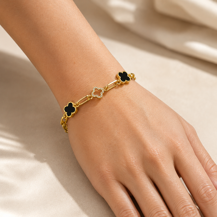 Raven Clover Luxe Bracelet