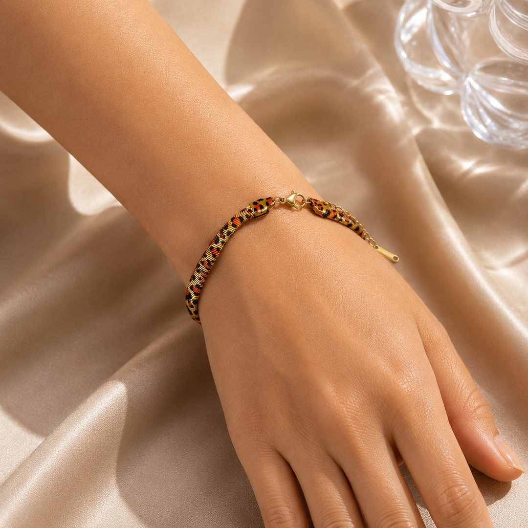 Anaconda Statement Bracelet