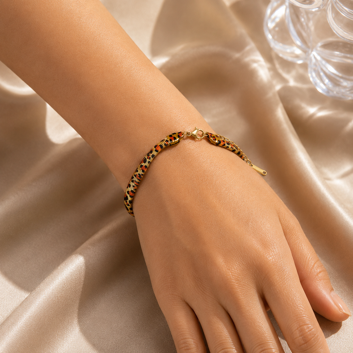 Anaconda Statement Bracelet