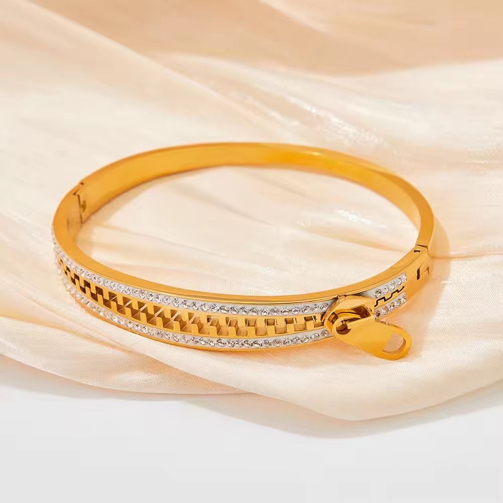 Zip Matrix Bracelet - Gold