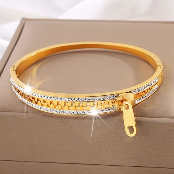 Zip Matrix Bracelet - Gold
