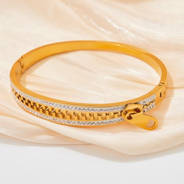 Zip Matrix Bracelet - Gold