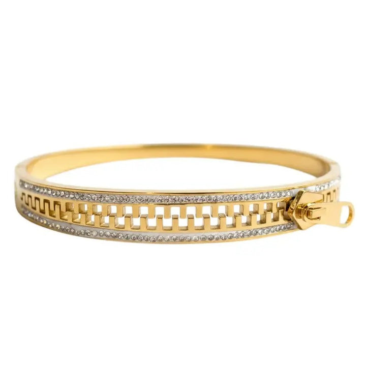 Zip Matrix Bracelet - Gold