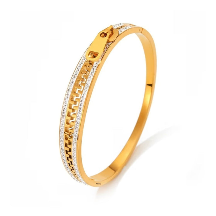 Zip Matrix Bracelet - Gold
