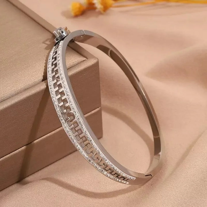 Zip Matrix Bracelet - Silver