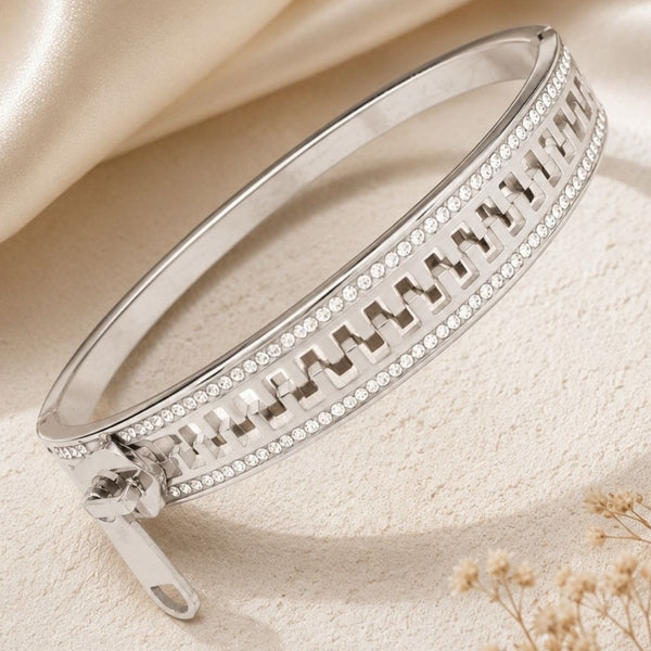 Zip Matrix Bracelet - Silver