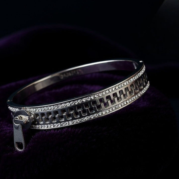 Zip Matrix Bracelet - Silver