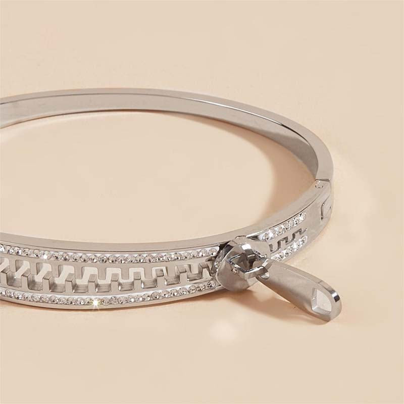 Zip Matrix Bracelet - Silver