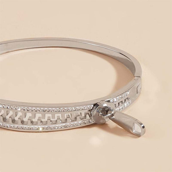 Zip Matrix Bracelet - Silver