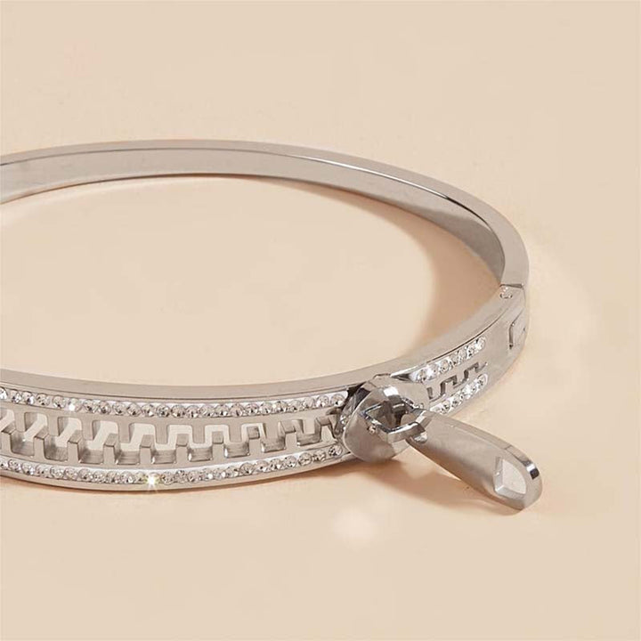Zip Matrix Bracelet - Silver