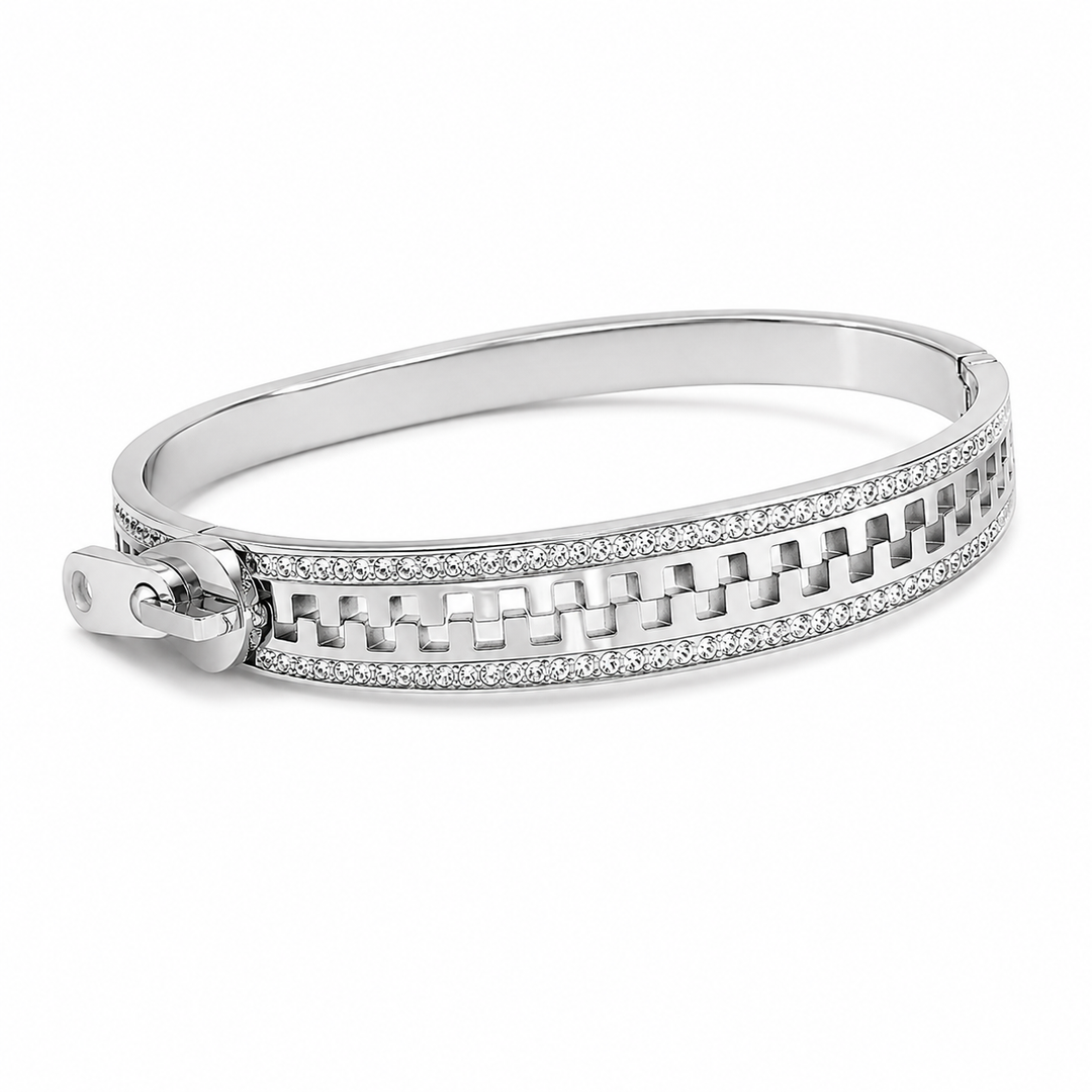 Zip Matrix Bracelet - Silver