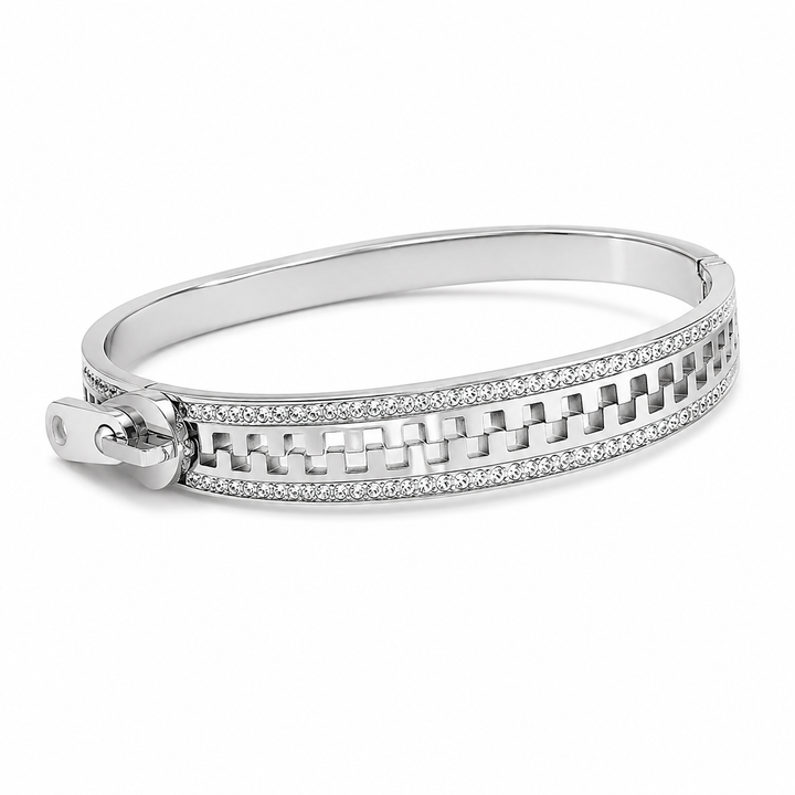 Zip Matrix Bracelet - Silver