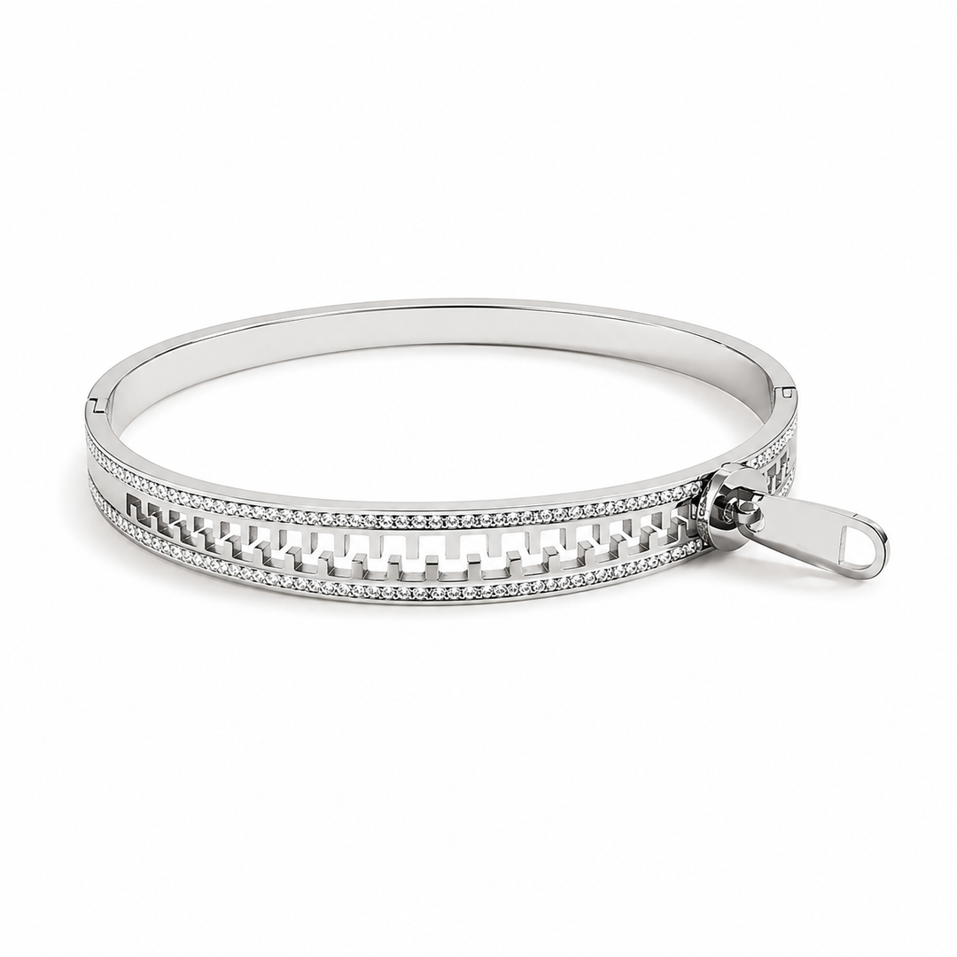 Zip Matrix Bracelet - Silver