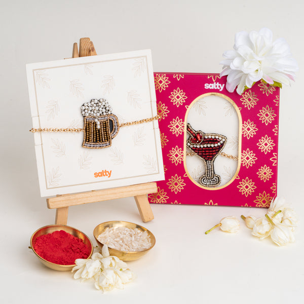 Brew and Mocktail Rakhi for Bhaiya and Bhabhi