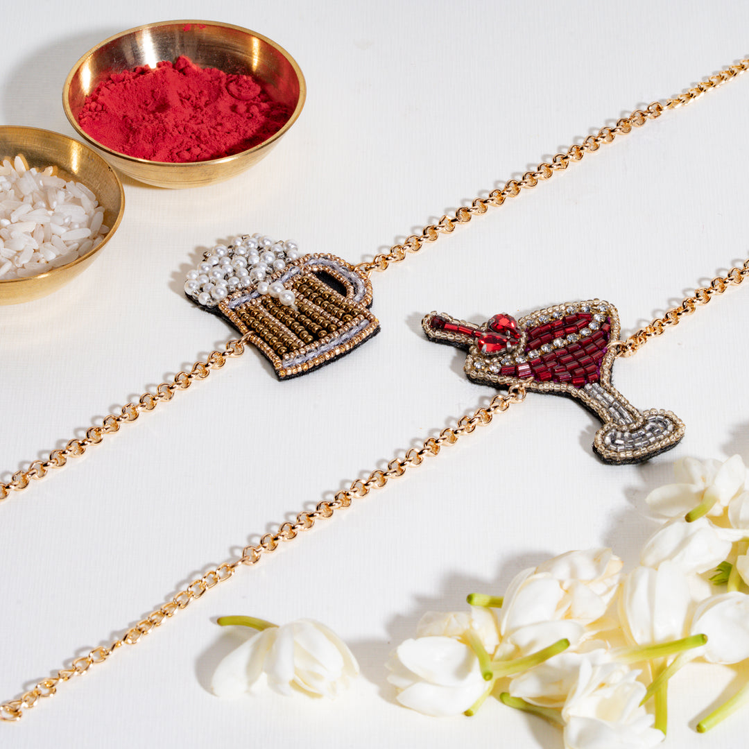 Brew and Mocktail Rakhi for Bhaiya and Bhabhi