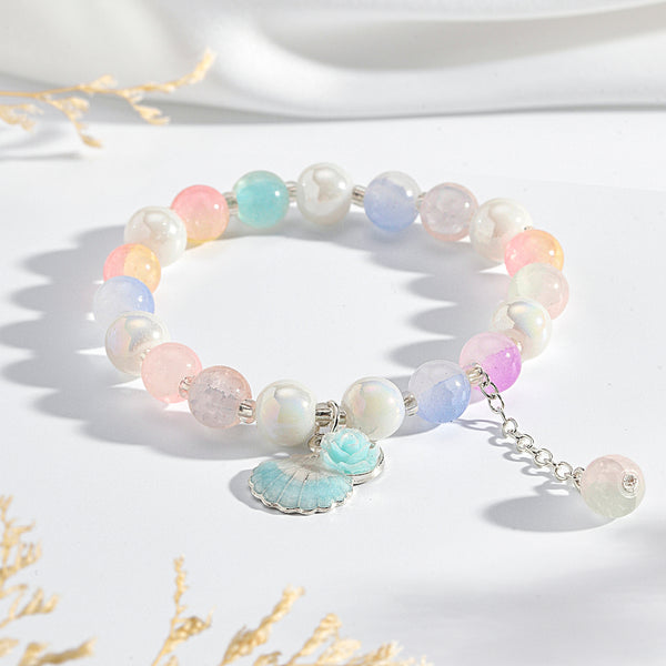 Seashell Charm Bracelet - Multicolor