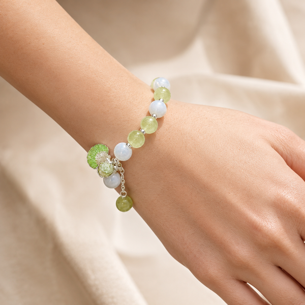 Seashell Charm Bracelet - Yellow