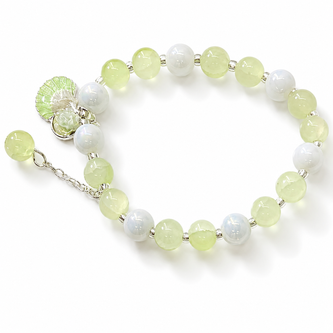 Seashell Charm Bracelet - Yellow